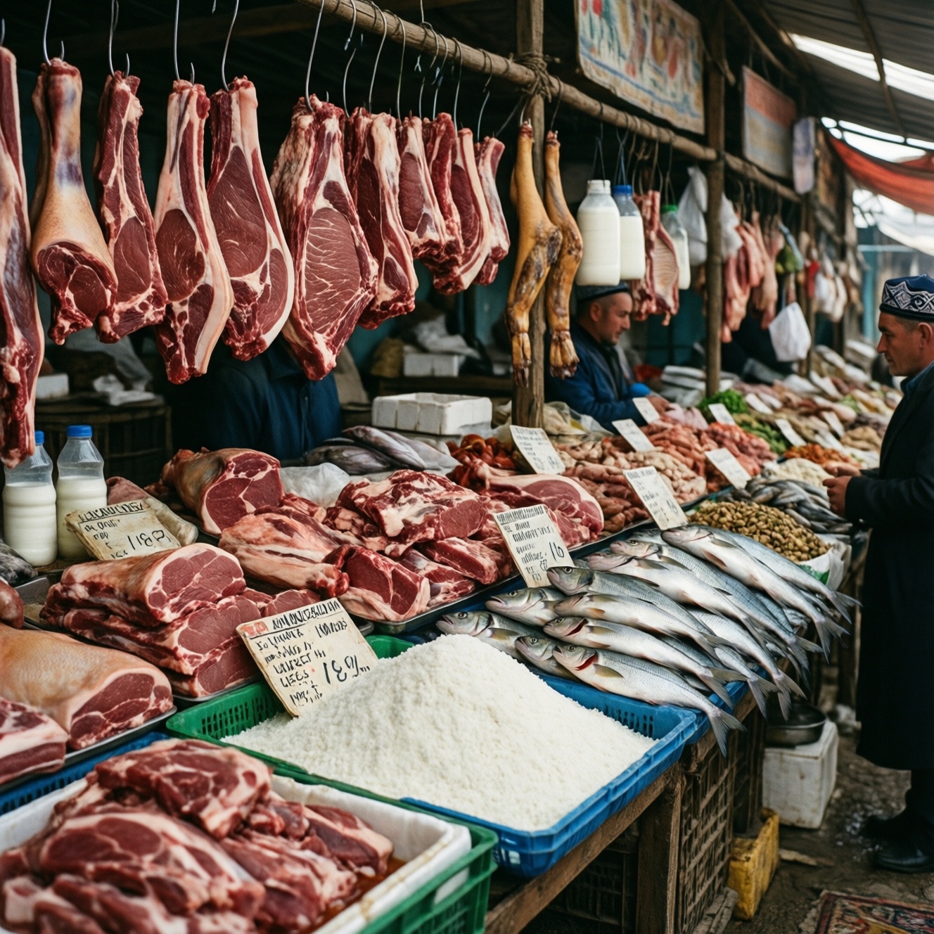 Потребление мяса, молока и рыбы в регионах Казахстана: в чем различия привычек питания Потребление мяса, молока и рыбы в регионах Казахстана: в чем различия привычек питания